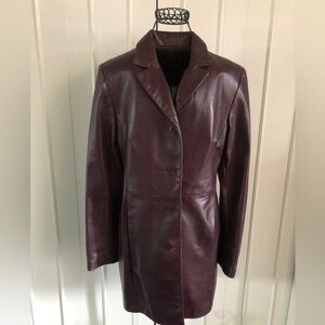 NWT | Danier Lined Fitted Leather Jacket Made in Canada | On-trend colour